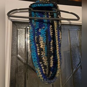 Multicolor Crochet Infinity Scarf